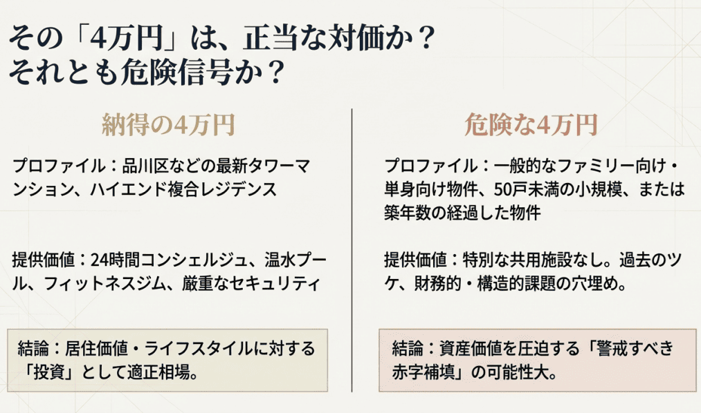 その4万円は正当な対価か？それとも危険信号か？を解説する画像