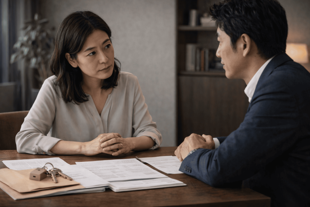 2件目購入の前に中立的な専門家へ相談し、冷静に判断しようとする日本人女性オーナー